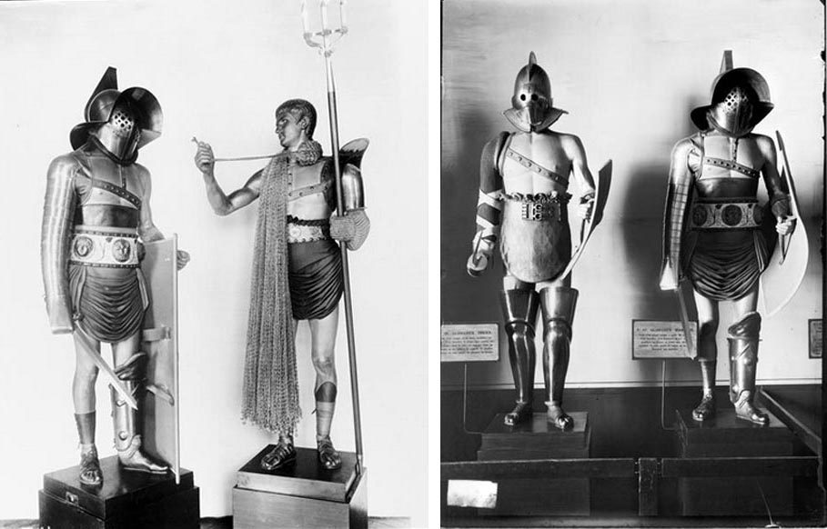 Sahler_Abb 10 und 11: Römische Gladiatoren, Mannequin 