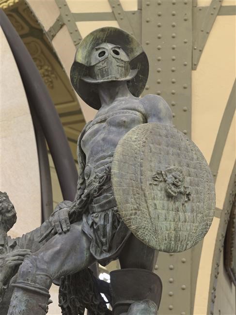 Jean-Léon Gérôme, Aimé Morot, Gérôme exécutant »Les Gladiateurs«. Monument à Gérôme.
