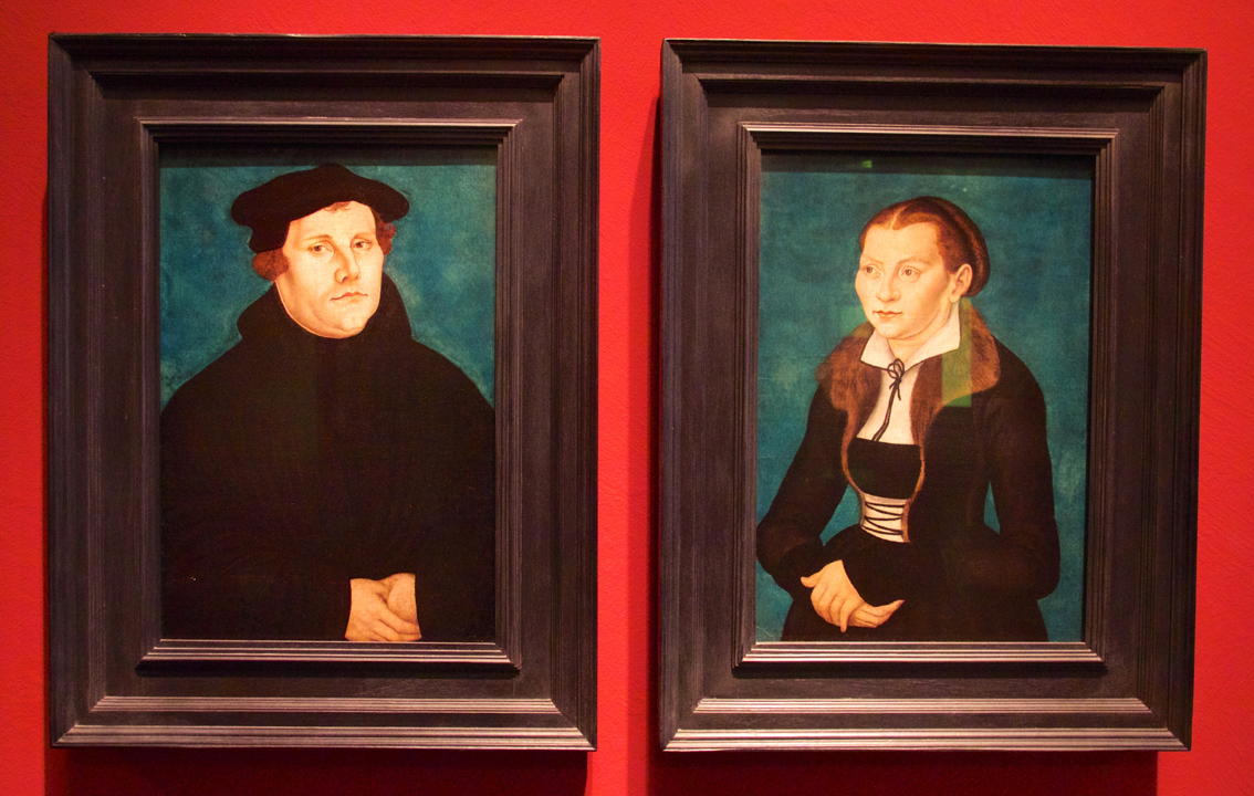 Abb. 20: Portraits von Martin Luther und Katharina von Bora