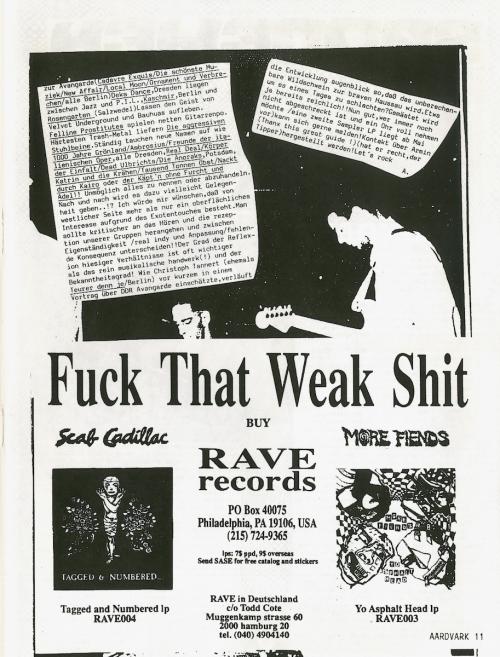 Bericht aus der DDR, Fuck that Weak Shit