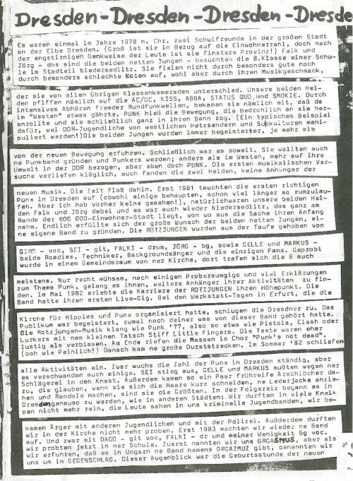 Bandgeschichte, geschrieben von Jörg Löffler